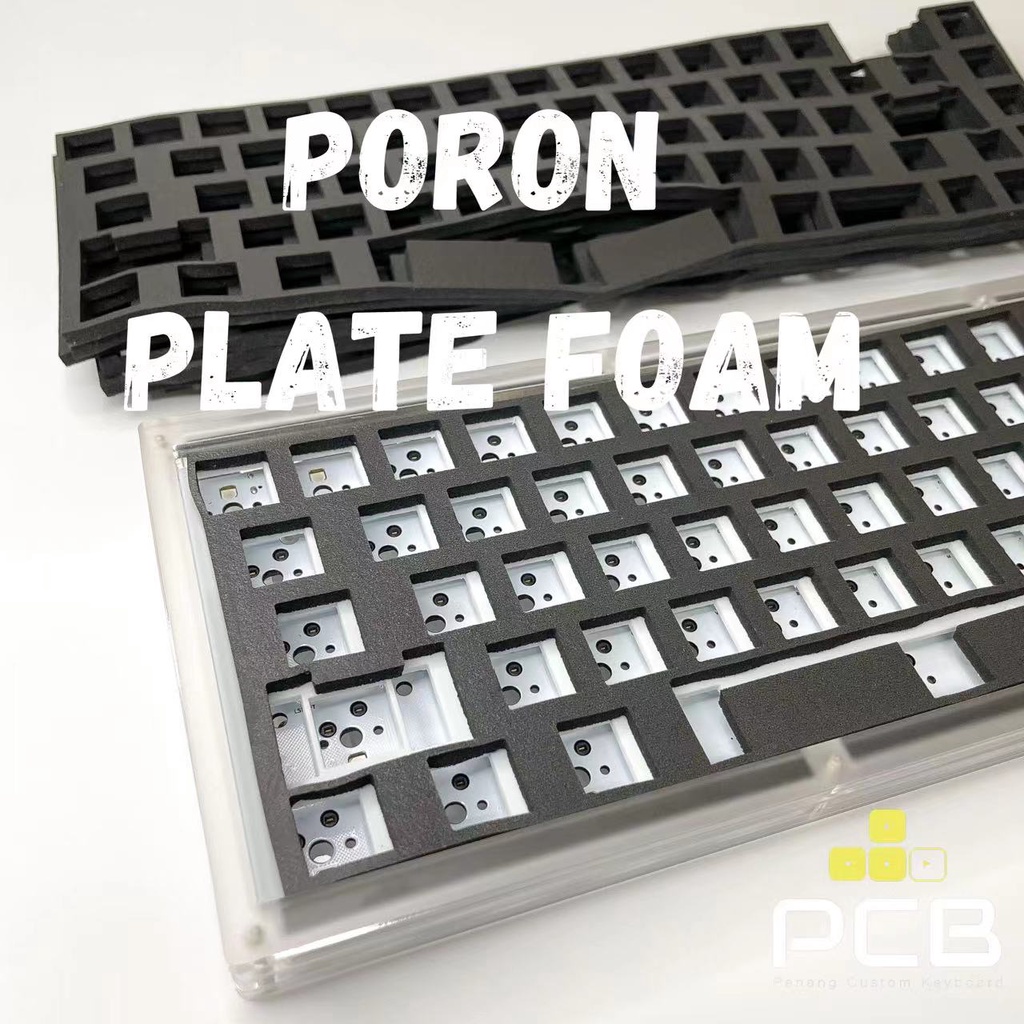 Poron Foam Sound Dampening foam for Custom Mechanical Keyboard Plate