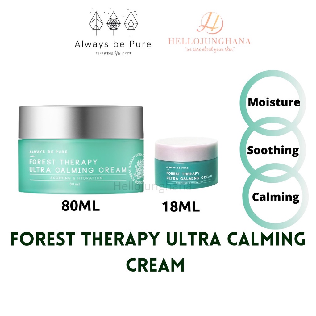 Facial moisturizer ALWAYS BE PURE Forest Therapy Ultra Calming Cream