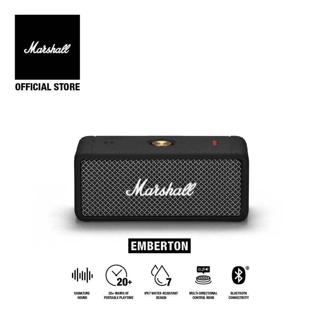 Marshall Emberton Bluetooth Black | Shopee Malaysia