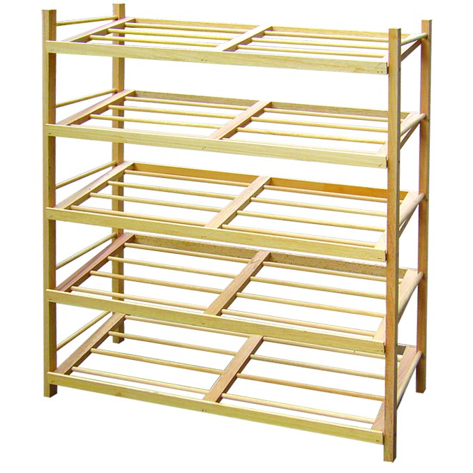 4 Tiers 6 Tiers Wooden Shoe Rack Shopee Malaysia