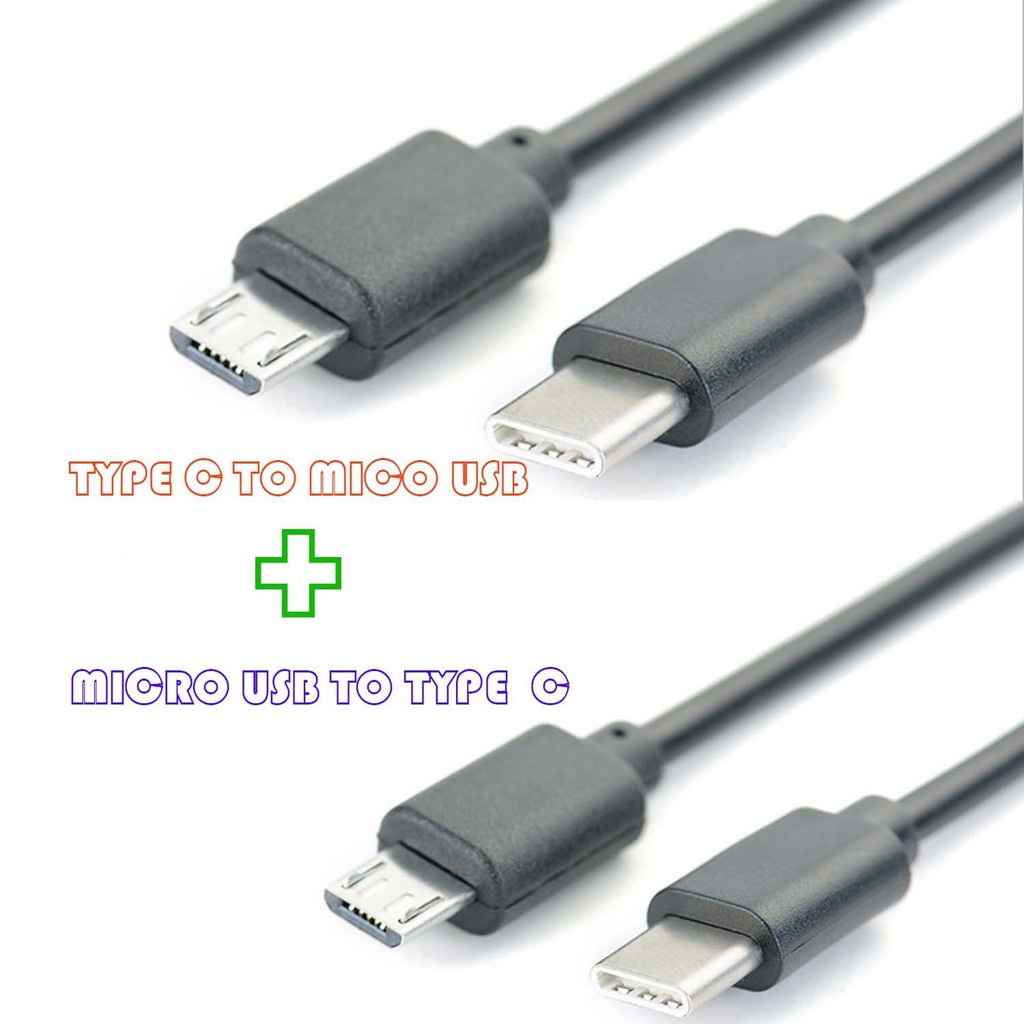 Usb 3 1 Type C Micro B Micro Usb 2 0 Charging Data Transfer Otg Adapter Charger Cable Shopee Malaysia