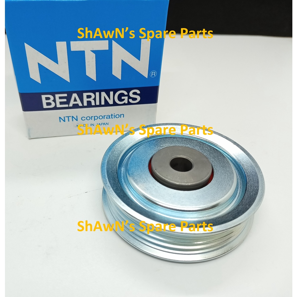 NTN JAPAN (4PK) FAN BELT & IDLER PULLEY Perodua Myvi Old Lagi Best 1.3