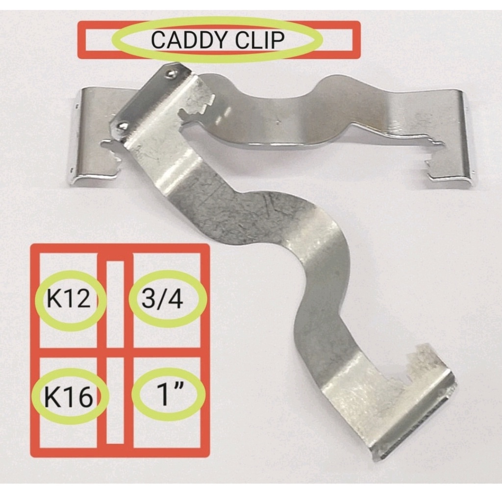 CADDY K12 3/4" , K16 1" and SPRING STEEL CLIP Shopee Malaysia