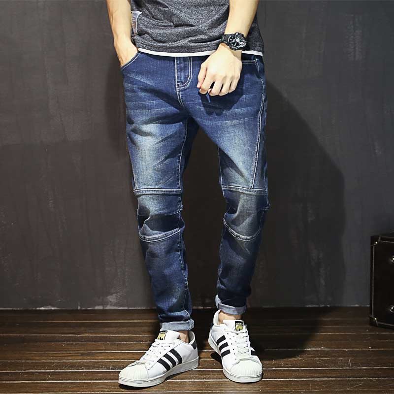 Oversize Men's Tapered Jeans Trousers 