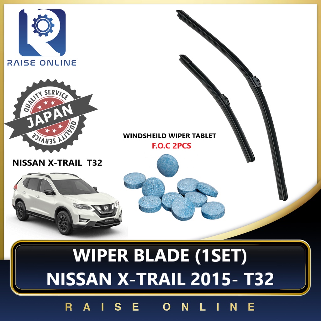 JAPAN QUALITY WIPER BLADE (1 SET) NISSAN XTRAIL XTRAIL T32 Shopee Malaysia