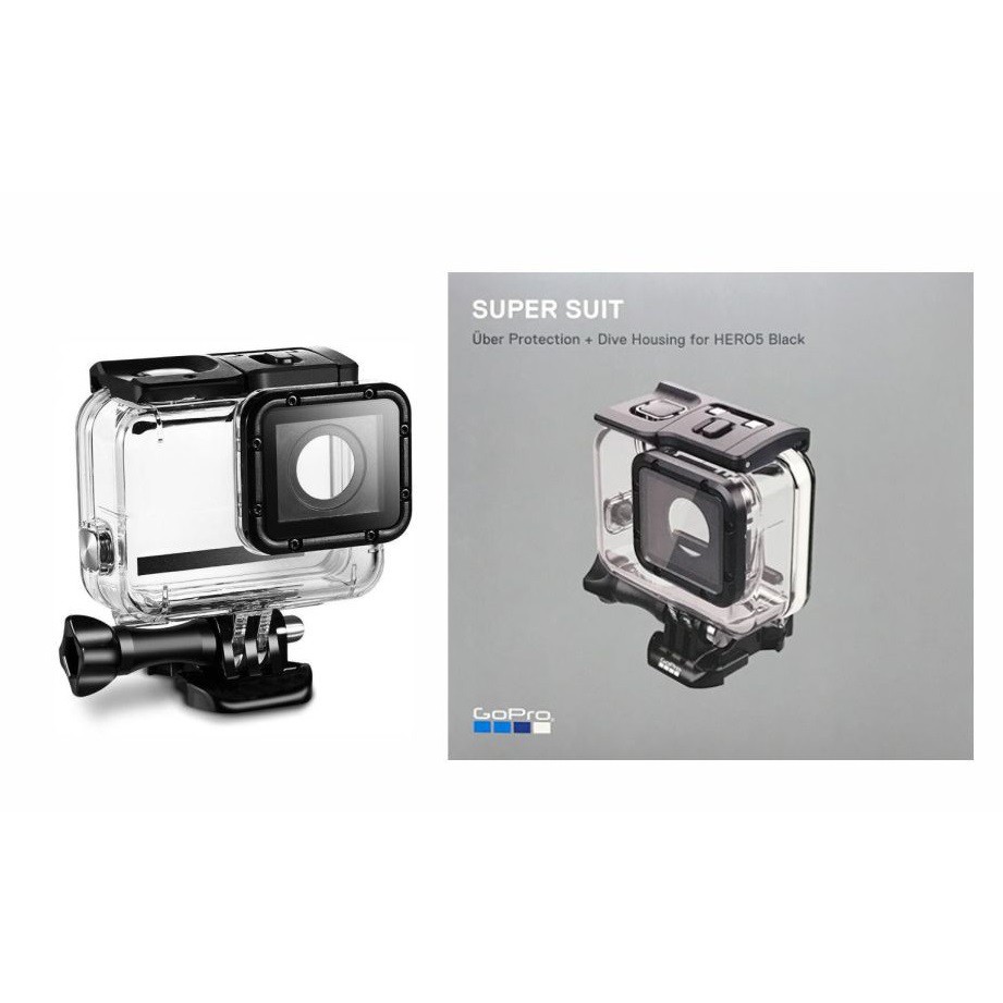 Not Brand New 100 Original From Gopro Super Suit Waterproof Housing Case Casing For Hero 5 6 7 Black Shopee Malaysia