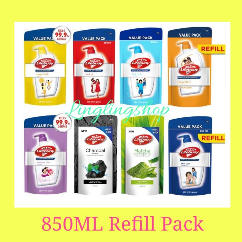 Lifebuoy Shower Gel Refill Pack 850ML Shopee Malaysia