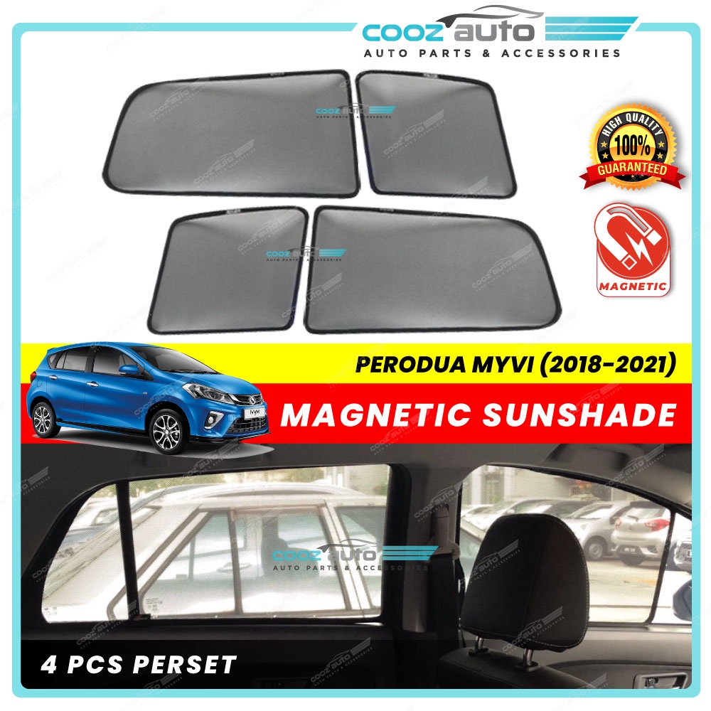 Perodua Myvi 2018 2022 Magnetic Sun Shade Sunshade Shopee Malaysia