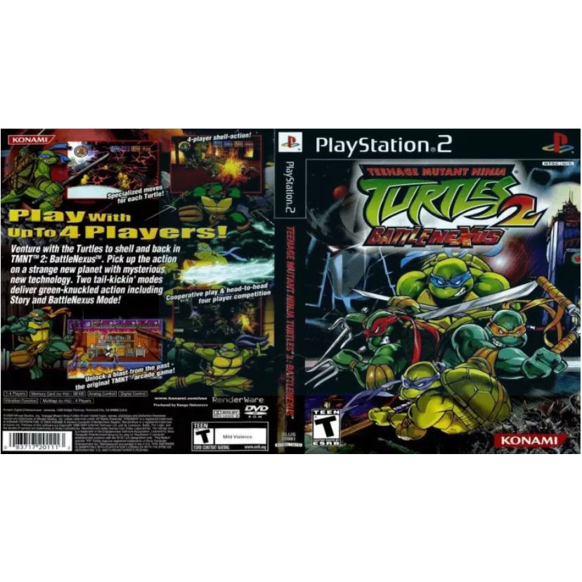 tmnt playstation 2