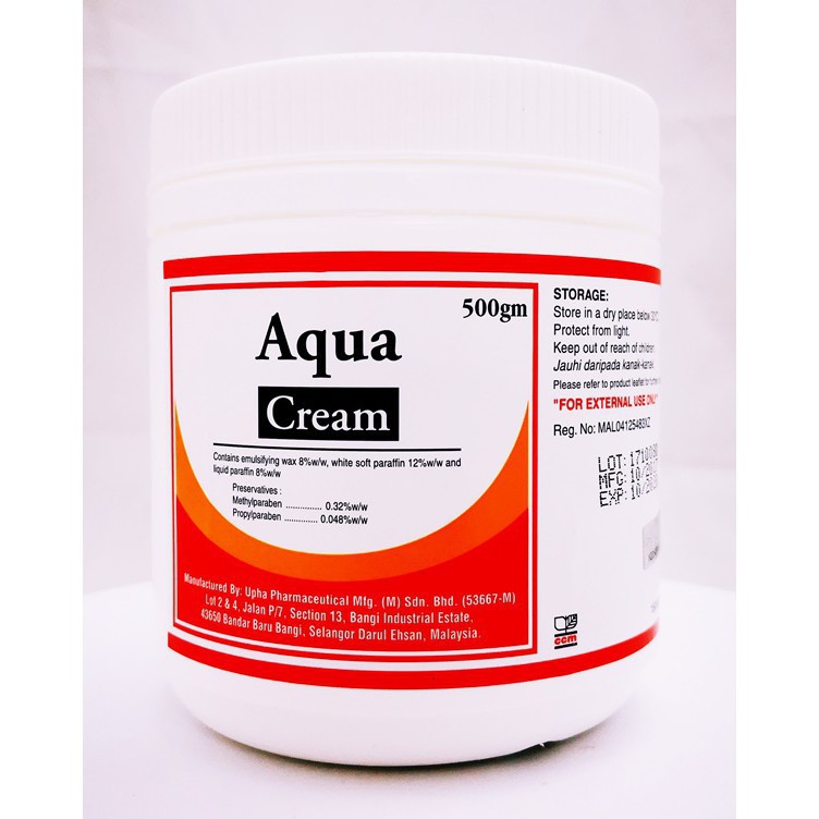 Aqua Cream Aqueous cream 500g CCM Shopee Malaysia
