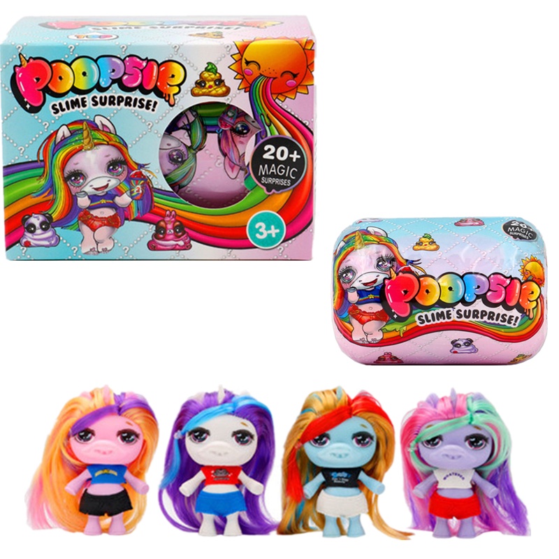 LOL Surprise Toys Poopsies Slime Ball Dolls Spit Mucus Unicorn Doll Girl Squeezing Squishy Stool Pretend Play Toys Gift