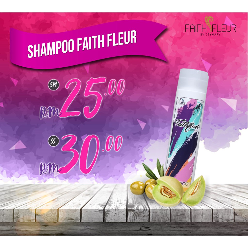 Faith Fleur Shampoo For Hair Fall Oily Scalp Dandruff 300ml