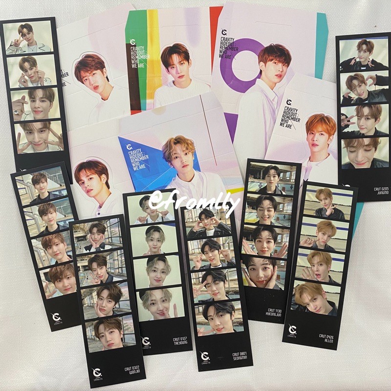 [READY] Cravity SEASON 1 HIDEOUT REMEMBER WHO WE ARE ALBUM PHOTOCARD PC PHOTOSTRIP STANDEE