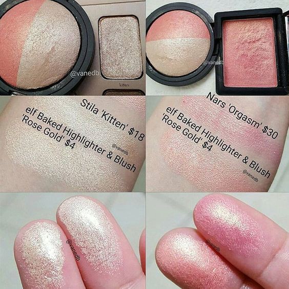 highlighter with blush