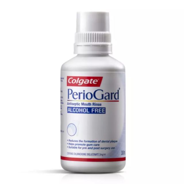 Colgate Periogard AlcoholFree Chlorhexidine Mouthwash 300ml (**Gum