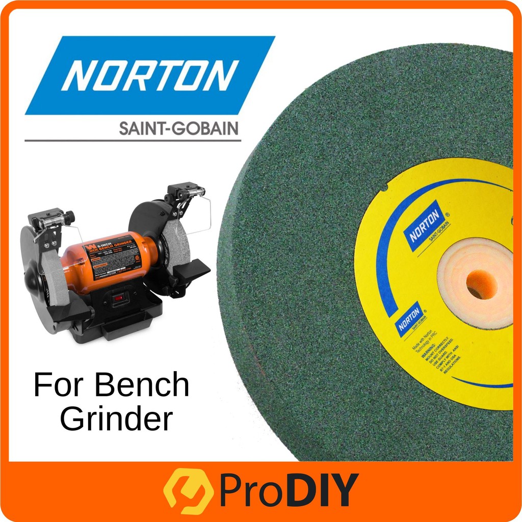 Norton C80 Grinding Wheel Green Gold Carbide 8 200 X 20 For