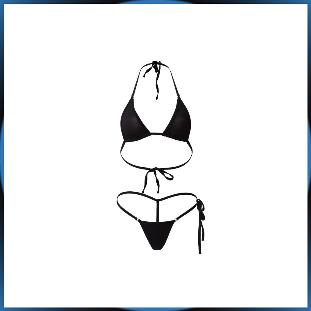 Bikini Set Sexy Lingerie Bikini sensual Underwear and Bra through Swimsuit sexy Suit For women BDSM Bed Game (Free Size)