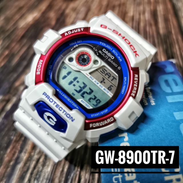 極美品 CASIO G-SHOCK トリコロール GW-8900TR-7JF-