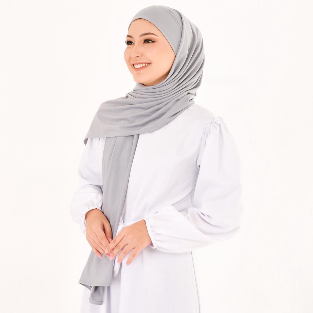 Hijab Pashmina Viral Aunty Uti Fuji Hijab Pashmina Malay Jersy | Syari ...