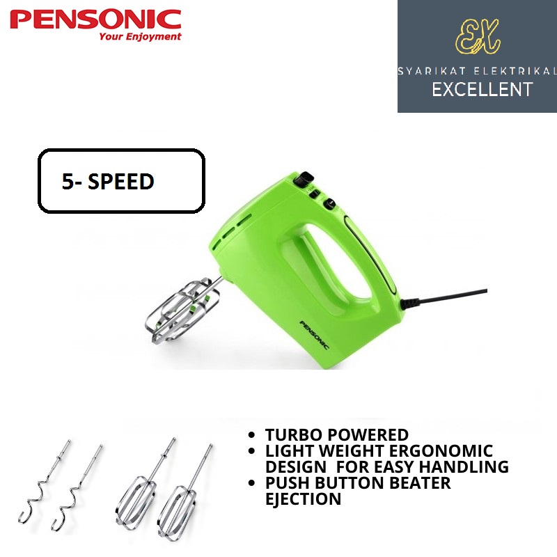 Pensonic Hand Mixer PM-116 (G) | Shopee Malaysia