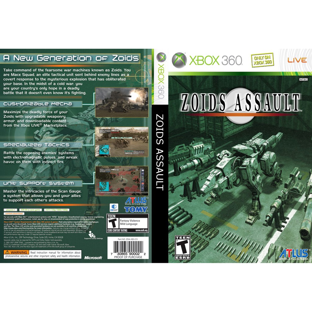 zoids xbox