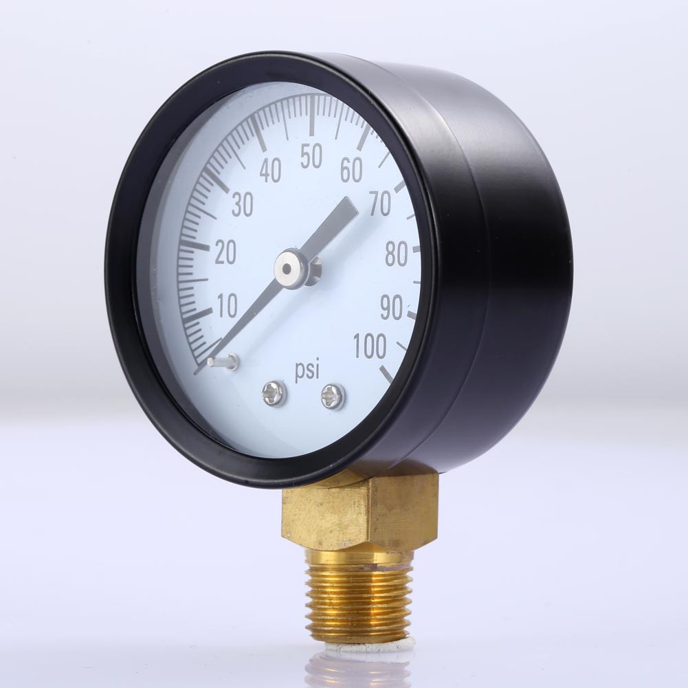 DOM Simmons 1305 100 PSI 1/4" Well Pump Water Pressure Gauge Shopee