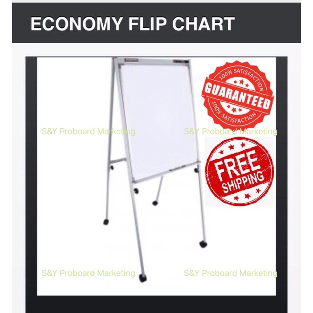 Flip Chart Whiteboard Size 2x3 ft White Board Shopee Malaysia