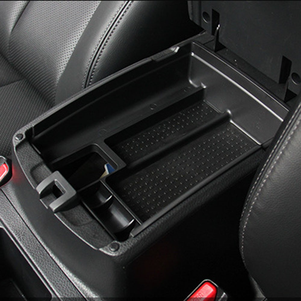 Plastic Car Centre Console Armrest Storage Box for Nissan XTrail T32 2014 2015 2016 2017 2018 2019,Armrest Organiser Tray Accessories for Phone Card Keys Coins 