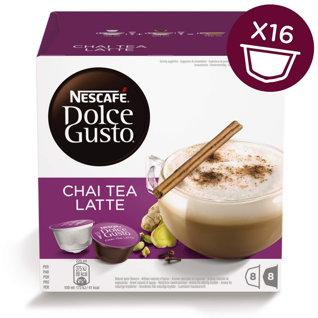 NESCAFÉ Dolce Gusto Chai Tea Latte 16 Capsules 159.2g | Shopee Malaysia