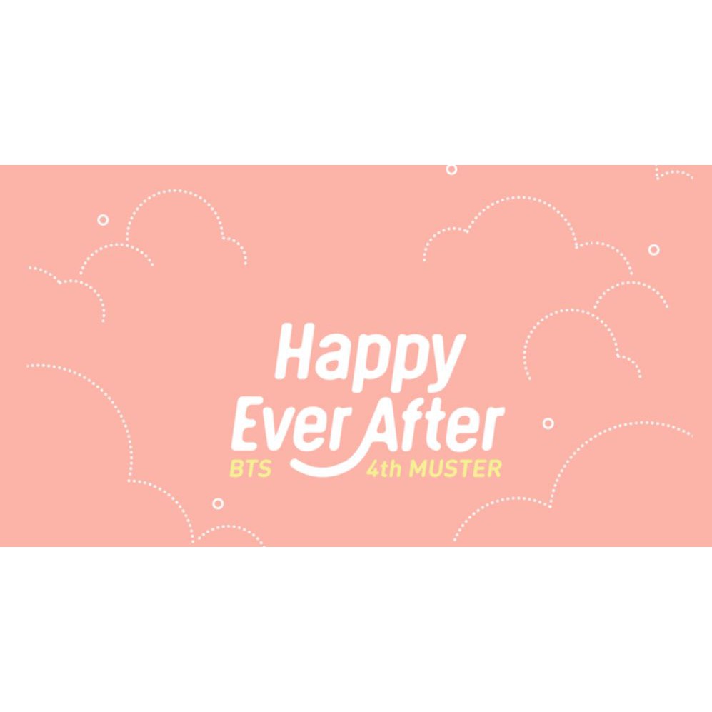 Bts Muster Merch Happy Ever After 4th Muster Official Md Shopee Malaysia