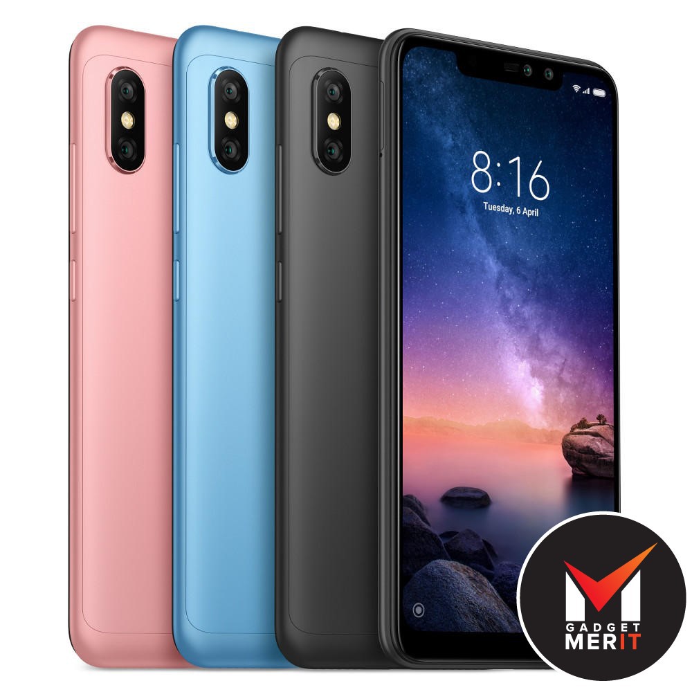 XiaoMi Redmi Note 6 Pro [4GB RAM/64GB ROM] Ori Import Set 