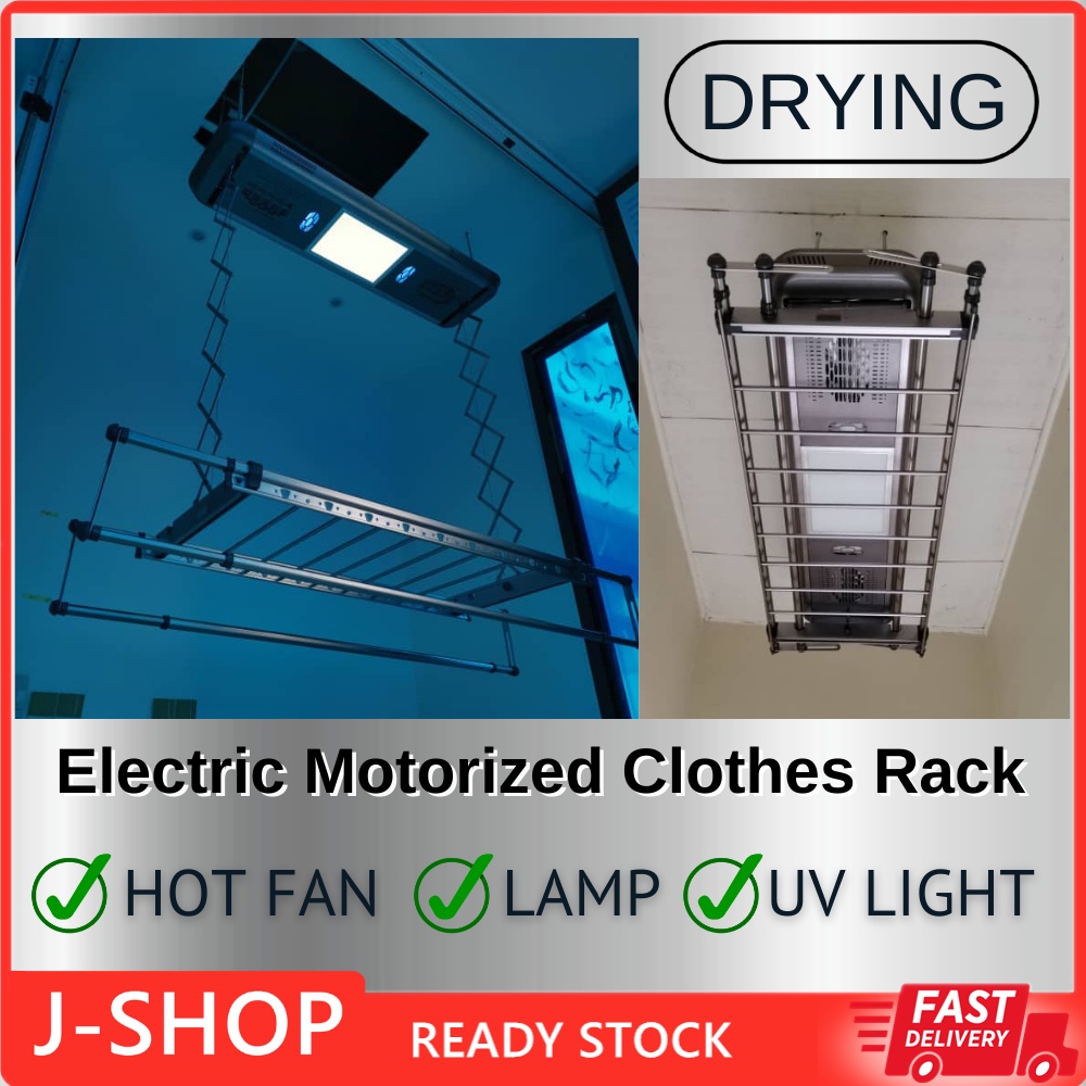 HIGH END Aluminium Electric Clothes Hanger / Rack Ceiling Mounted