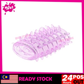 [ READY STOCK ] WET STORE Spike Dotted Silicone Penis Sleeve Condom Man Women Adult Toy Penis Extender Kondom Berduri