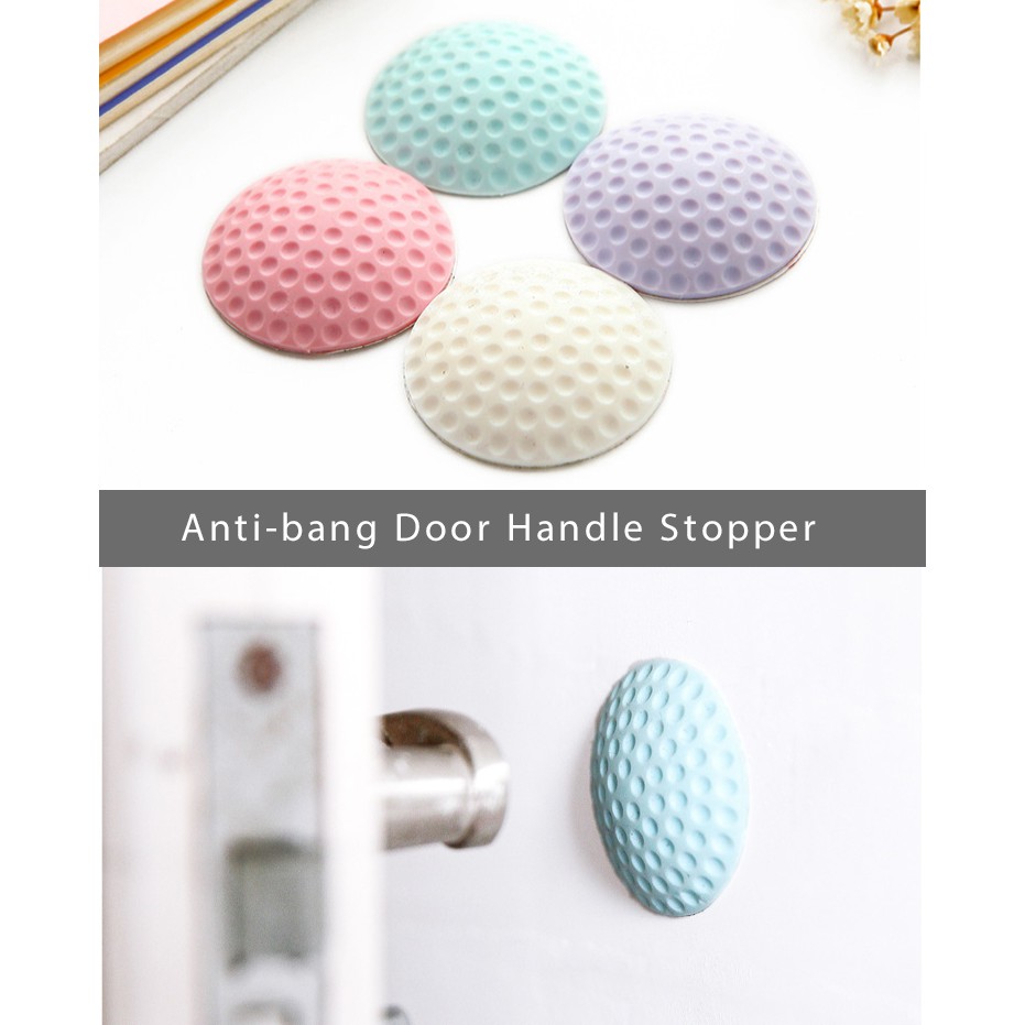 Anti-bang Door Handle Stopper stopping damage to wall and loud sound that will wake up baby