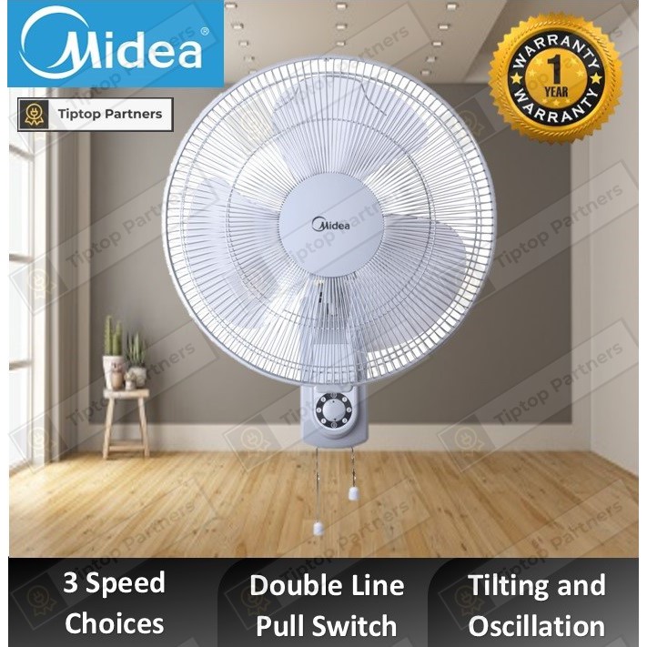 Midea Wall Fan 16 Mf 16fw6h Shopee Malaysia