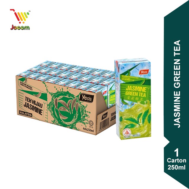 Yeos Asian Drinks Jasmine Green Tea 1 Carton (24 x 250ml) [KL