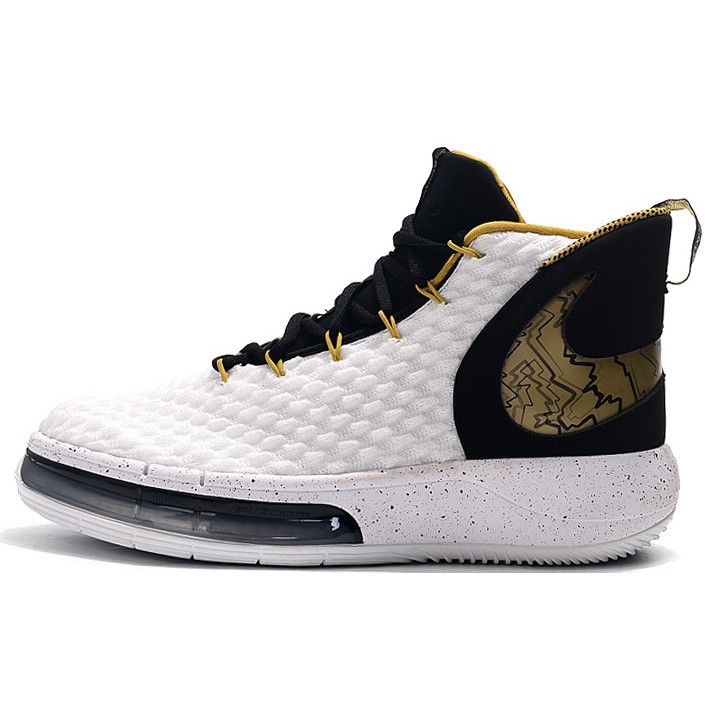 metallic gold basketball shoes