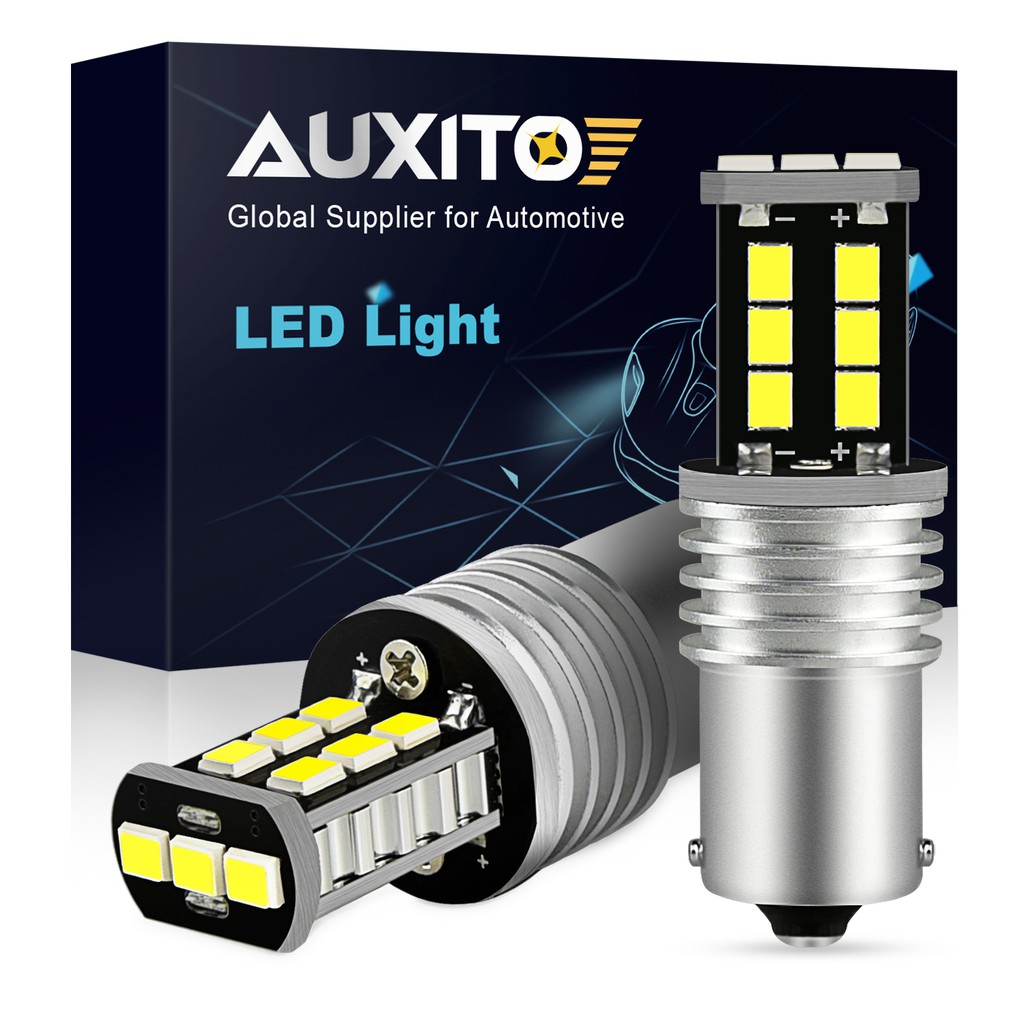 AUXITO 2Pcs P21W 1156 LED Bulb Canbus 2835 SMD Car Back Up Reverse Lights |  Shopee Malaysia