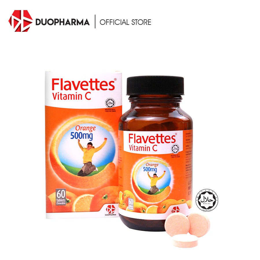 Buy Flavettes Vitamin C Orange 500mg X 60 S Seetracker Malaysia