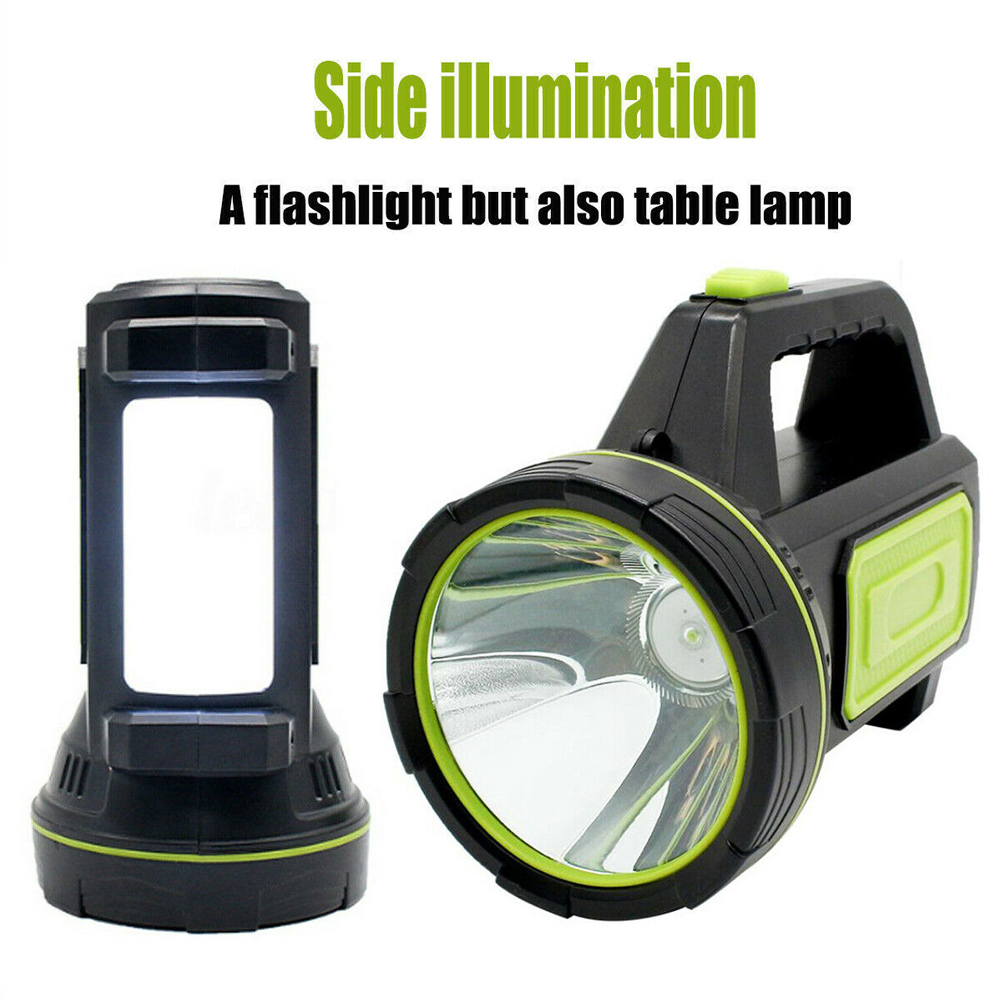 135000LM LED Searchlight Hand Lamp Torch Work Light USB Rechargeable Spotlight 