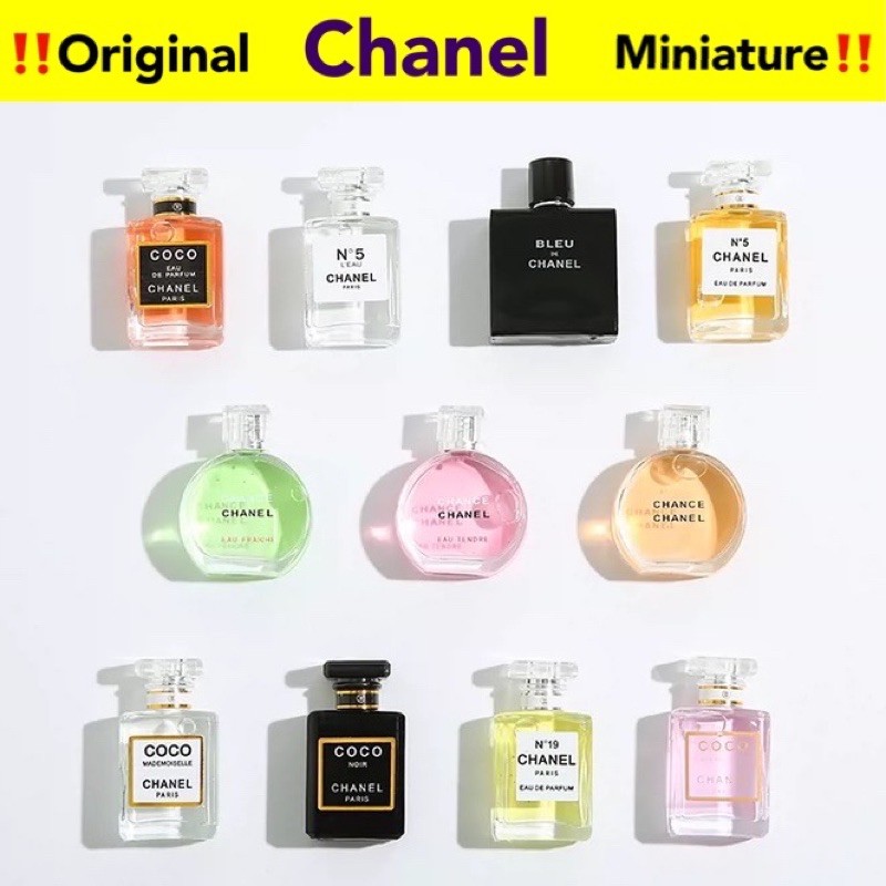 Original Chanel Miniature Perfume Coco Edp Chance N5 Ready Stock 迷你小样香水 Shopee Malaysia