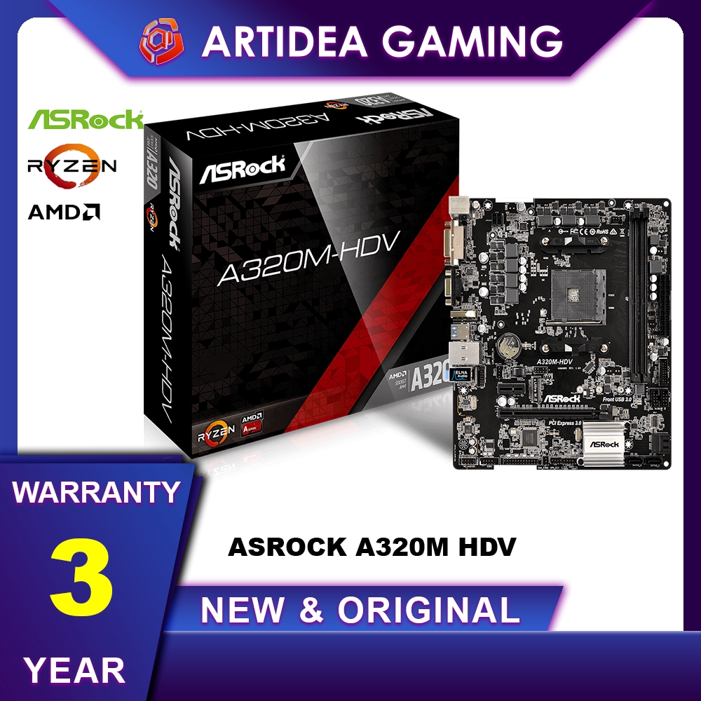 Обновить драйвера материнской платы asrock a320m hdv