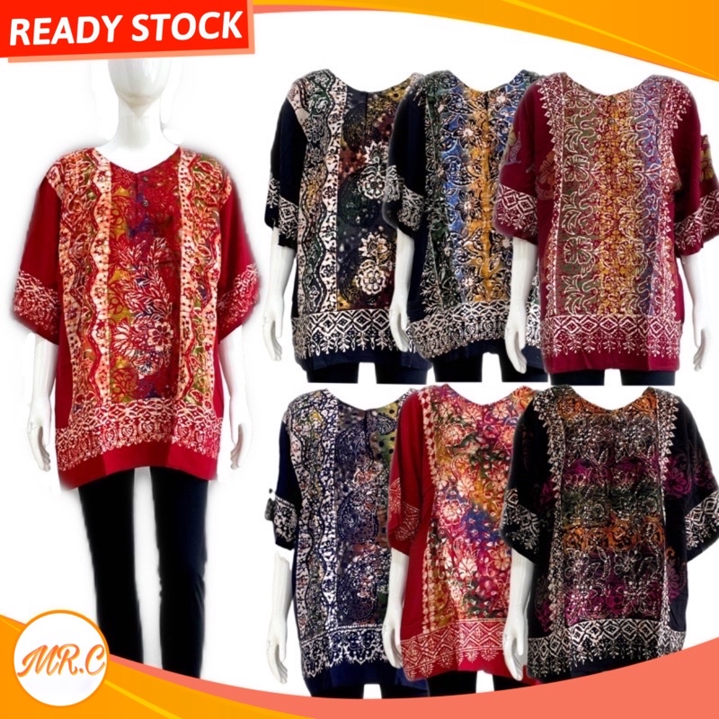 LADIES BATIK BLOUSE  KAFTEN WANITA  BAJU BATIK PEREMPUAN  BATIK 