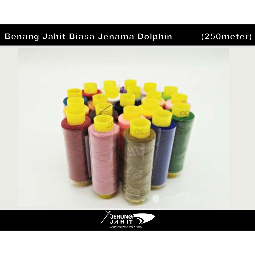 Benang Jahit Biasa [250M] Murah-Murah/Sewing Thread