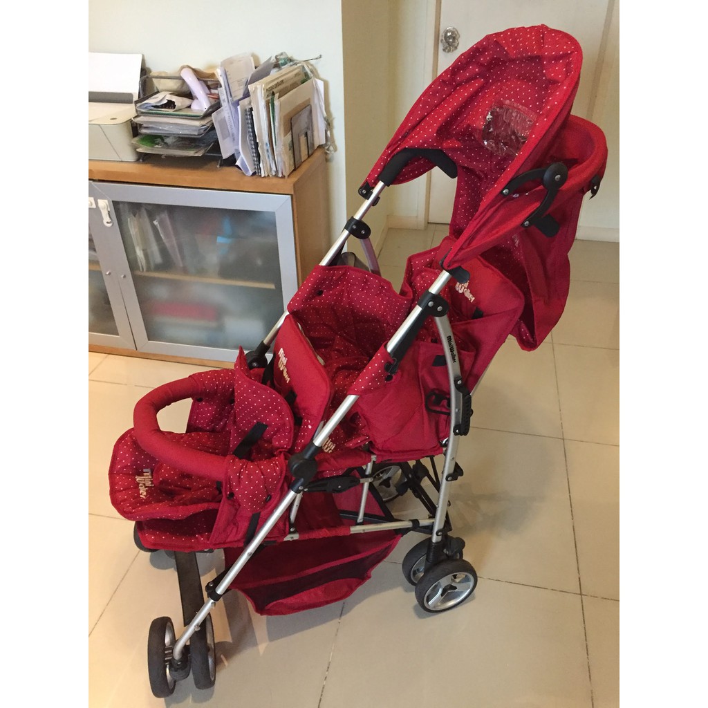 mini walker tandem stroller