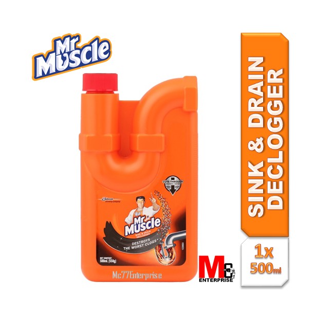 Mr Muscle Sink & Drain Declogger (500ml) (WEST MALAYSIA ONLY) Shopee