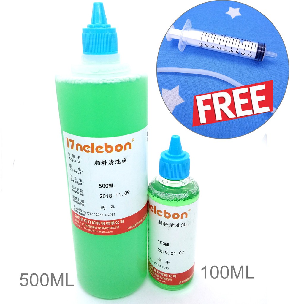 Printer nozzle print head cleaning solution 100ml / 500ml Shopee Malaysia