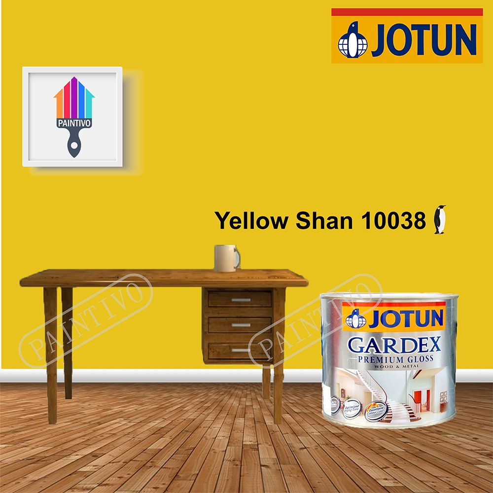 10038i Yellow Shan 1L Jotun Gardex Premuim Gloss for Wood and Metal