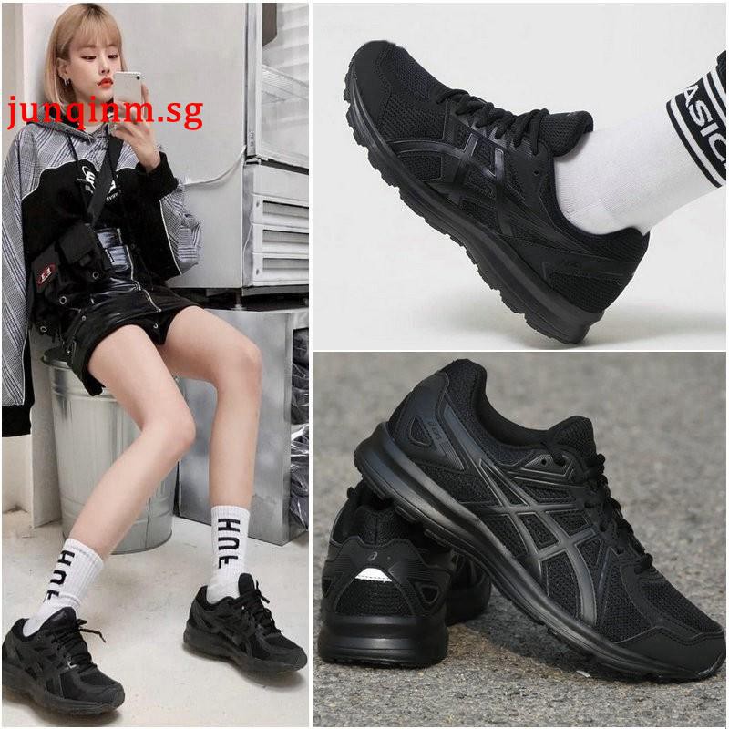 Asics Asics Jog 100 2 Black Samurai Low Top Men And Women Running Shoes Sports Shoes Tjg138 9090 Shopee Malaysia