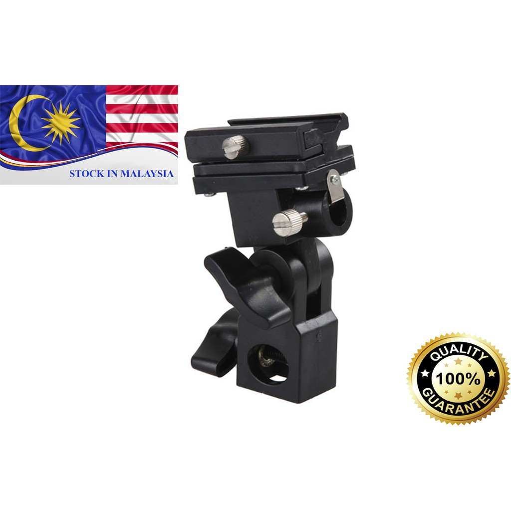 Light Stand Mount Bracket Shoe Umbrella Holder Type B (Ready Stock In Malaysia)
